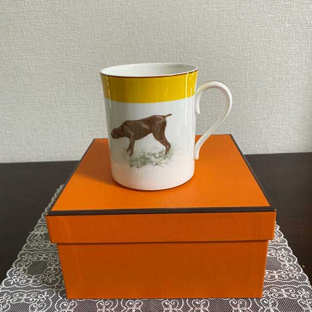 エルメス マグカップ 犬 新品未使用 - グラス/カップ