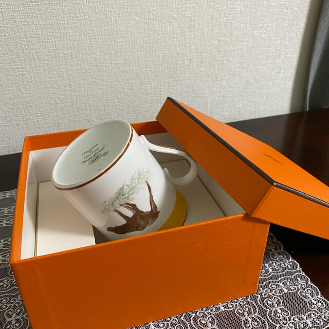 HERMES - エルメス マグカップ 犬 新品未使用の通販 by おか HERMES - エルメス マグカップ 犬 新品未使用の通販 by おか