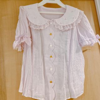 アンジェリックプリティー(Angelic Pretty)のAiryスカラップブラウス(シャツ/ブラウス(半袖/袖なし))