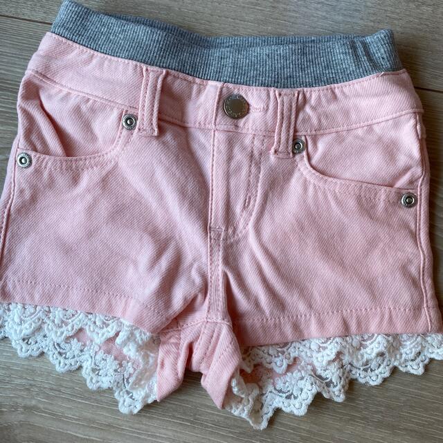 女の子　ピンク　ハーフパンツ キッズ/ベビー/マタニティのベビー服(~85cm)(パンツ)の商品写真