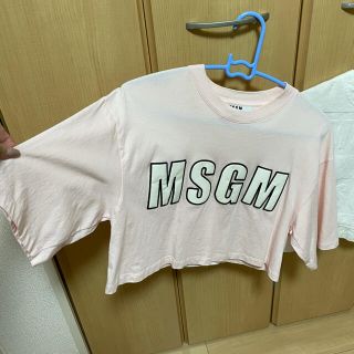 エムエスジイエム(MSGM)のMSGM ロゴトップス(Tシャツ/カットソー(半袖/袖なし))