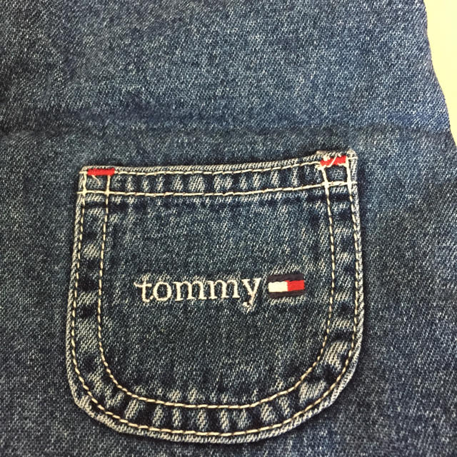 TOMMY HILFIGER(トミーヒルフィガー)のtommy★デニムスカート キッズ/ベビー/マタニティのベビー服(~85cm)(カバーオール)の商品写真