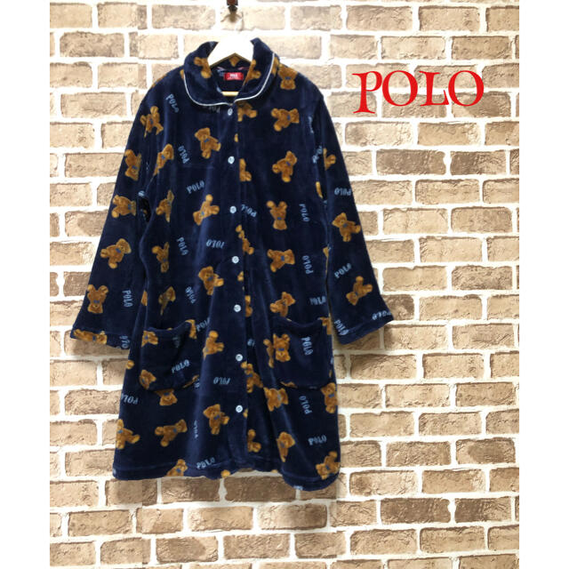 Polo Club(ポロクラブ)の【激カワ】❤POLO❤ ルームウェア 部屋着 ネイビー テディベア〈M〉ポロ レディースのルームウェア/パジャマ(ルームウェア)の商品写真