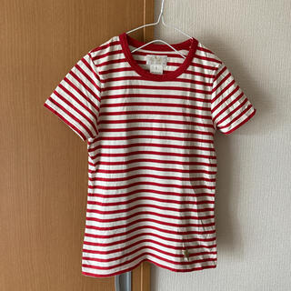 アニエスベー(agnes b.)のアニエスベー ボーダーTシャツ 赤(Tシャツ(半袖/袖なし))