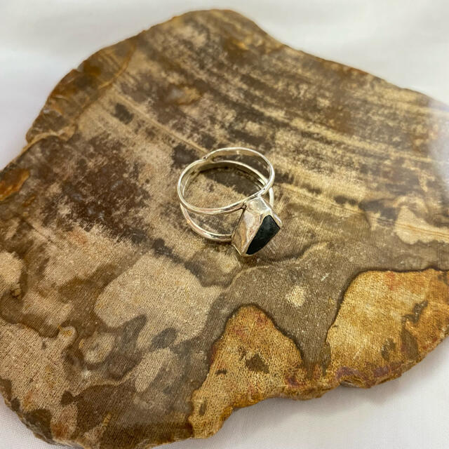 vintage ring オパール 天然石 シルバー リング レディースのアクセサリー(リング(指輪))の商品写真