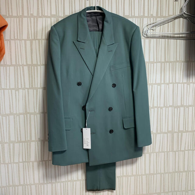 JOHN LAWRENCE SULLIVAN(ジョンローレンスサリバン)のLITTLEBIG × HOWDAY セットアップ グリーン メンズのスーツ(セットアップ)の商品写真