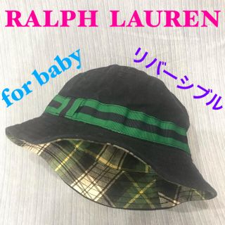 ラルフローレン(Ralph Lauren)のポロ　ラルフローレン  ベビー　バケットハット　帽子　キャップ　Polo 美品(帽子)