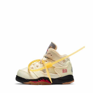 ナイキ(NIKE)のOFF-WHITE × NIKE AIR JORDAN5 TD "SAIL"(スニーカー)