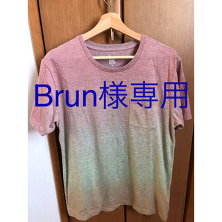 グラニフ(Design Tshirts Store graniph)のグラニフ メンズ Tシャツ 半袖 M ピンク系 グラデーション(Tシャツ/カットソー(半袖/袖なし))