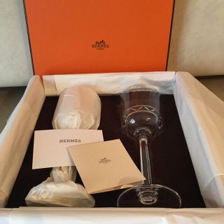 エルメス(Hermes)の新品ＨERＭESペアシャンパングラス大幅値下げ！！(グラス/カップ)