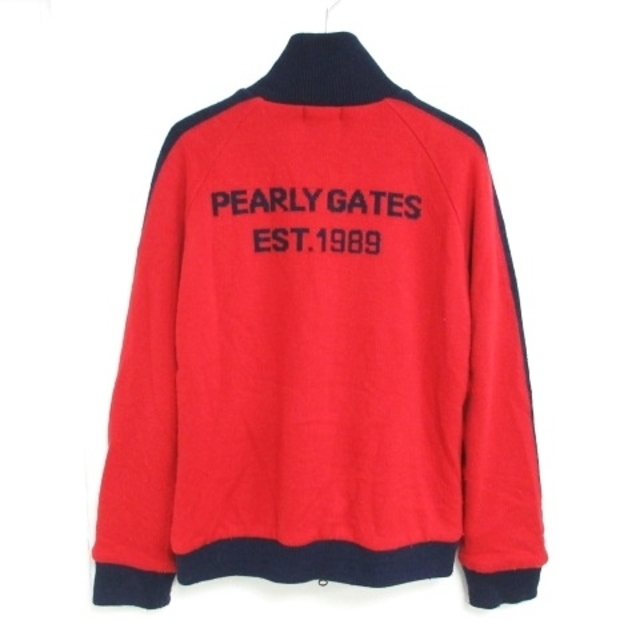 PEARLY GATES(パーリーゲイツ)のパーリーゲイツ ニット ジップアップ ジャケット ブルゾン メンズのトップス(ニット/セーター)の商品写真