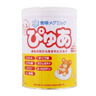 ユキジルシメグミルク(雪印メグミルク)のぴゅあ 雪印メグミルク ミルク 缶 820g(哺乳ビン)