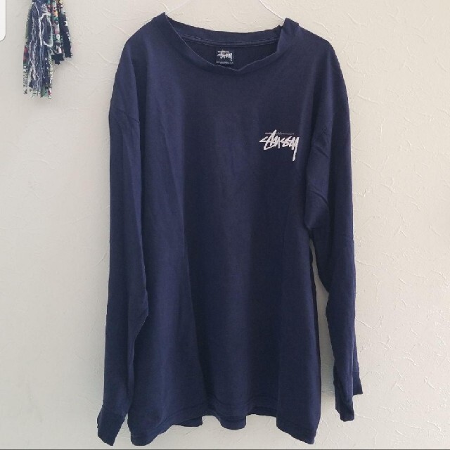 STUSSY(ステューシー)のSTUSSY　ロングTシャツ　バクプリ メンズのトップス(Tシャツ/カットソー(七分/長袖))の商品写真