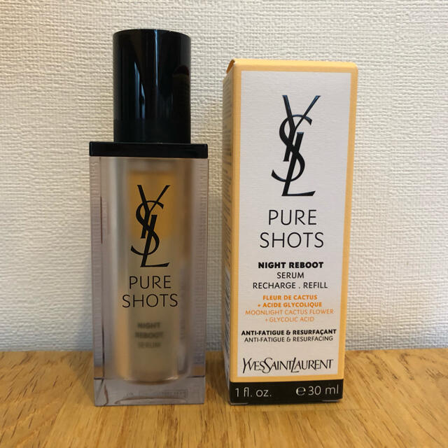 YSL  ピュアショット　ナイトセラム　30ml ケース付き＋レフィル