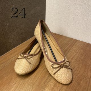 フラットパンプス☆バレエシューズ☆24cm(バレエシューズ)