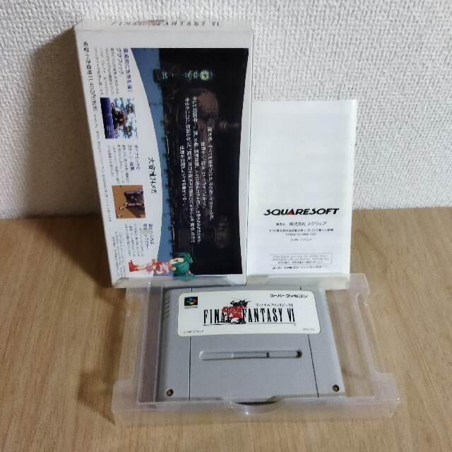 square - 【美品・箱付き】SFC ファイナルファンタジー6 FF6の square - 【美品・箱付き】SFC ファイナルファンタジー6 FF6の