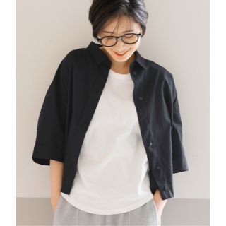 ザラ(ZARA)のcoca 人気 完売 ショート丈 クロップド シャツ (シャツ/ブラウス(長袖/七分))