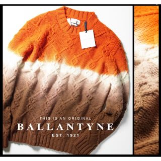 バランタインカシミヤ(BALLANTYNE CASHMERE)の■SAFARI記載14,3万BALLANTYNEバランタインケーブル編ニット52(ニット/セーター)