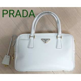 プラダ サフィアーノ ハンドバッグ レディース ホワイト 白色系 の通販 100点以上 Pradaのレディースを買うならラクマ