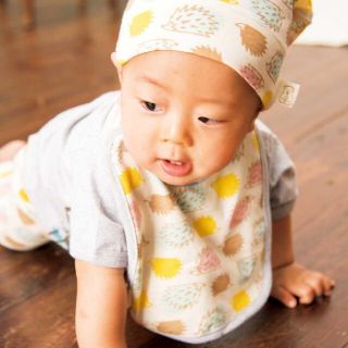 ベビーギャップ(babyGAP)のPeople Tree オーガニックコットンベビー なかよしハリネズミ キャップ(帽子)