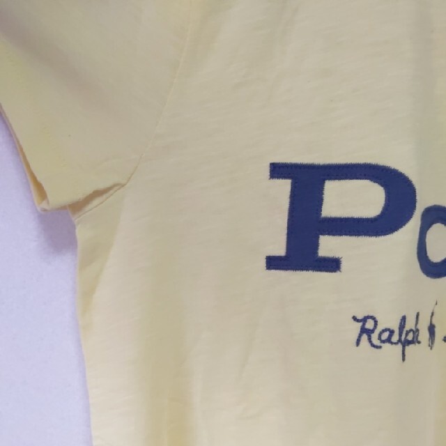 POLO RALPH LAUREN(ポロラルフローレン)の【新品】Polo ポロラルフローレン M シャツ イエロー タグ付 ralph  レディースのトップス(Tシャツ(半袖/袖なし))の商品写真