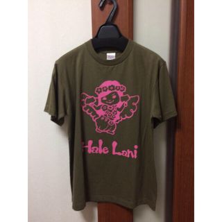 【新品】ハワイアン　フラダンス　Tシャツ　カーキ(Tシャツ(半袖/袖なし))