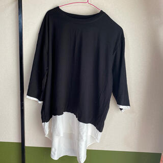 ジーユー(GU)のXLの7分袖トップス(Tシャツ(長袖/七分))