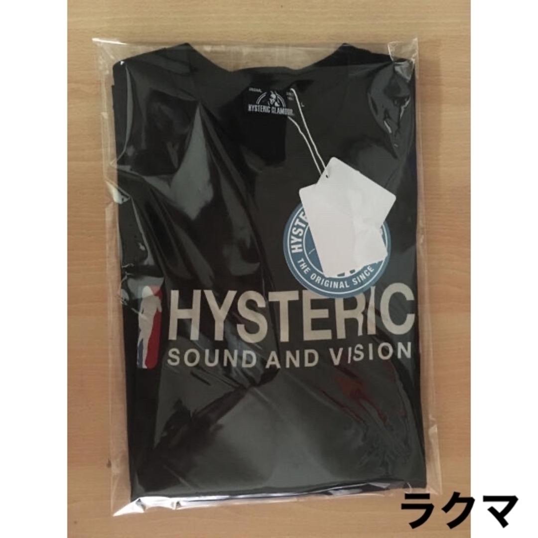 HYSTERIC GLAMOUR(ヒステリックグラマー)の新品LサイズHYSTERIC GLAMOUR ヒステリックグラマー Tシャツ　黒 メンズのトップス(Tシャツ/カットソー(半袖/袖なし))の商品写真