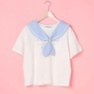 メゾピアノジュニア(mezzo piano junior)のメゾピアノ新品新作タグ付きセーラー半袖Tシャツ140(Tシャツ/カットソー)