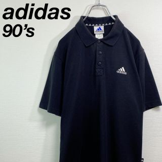 アディダス(adidas)の古着 90's アディダス ポロシャツ M 銀タグ ビンテージ ワンポイント(ポロシャツ)