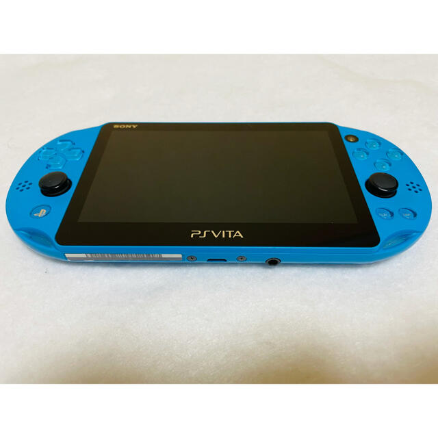 PlayStation Vita(プレイステーションヴィータ)のPSVita PCH-2000 ZA23 本体 アクアブルー 動作良好 エンタメ/ホビーのゲームソフト/ゲーム機本体(家庭用ゲーム機本体)の商品写真