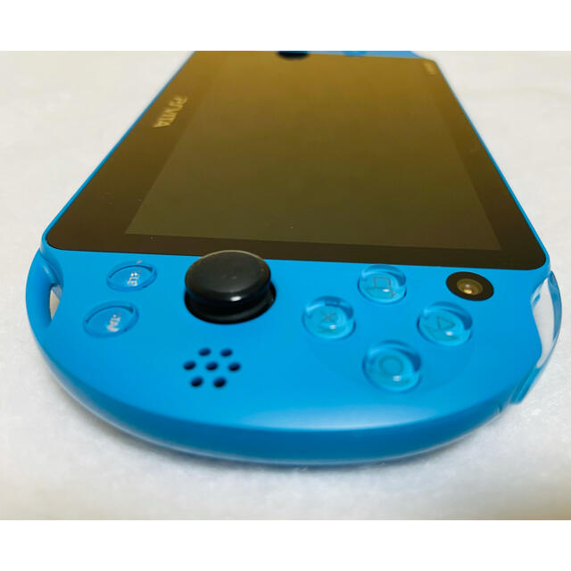 PlayStation Vita(プレイステーションヴィータ)のPSVita PCH-2000 ZA23 本体 アクアブルー 動作良好 エンタメ/ホビーのゲームソフト/ゲーム機本体(家庭用ゲーム機本体)の商品写真