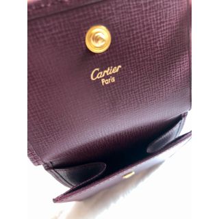未使用品】カルティエ コインケース ボルドーカラー 商品状態に特記