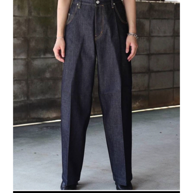 NEONSIGN WIDE DENIM SLACKS