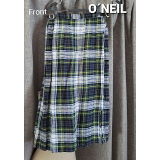 オニール(O'NEILL)の《専用》美品　訳あり　オニール　定番プリーツスカート(ひざ丈スカート)