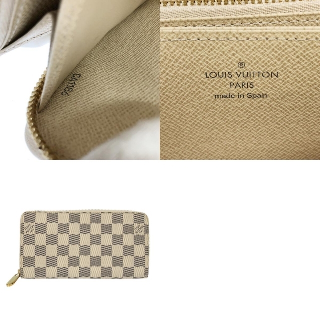 LOUIS VUITTON(ルイヴィトン)のルイ・ヴィトン ダミエ アズール ジッピーウォレッ【8/10～8/15休業】 レディースのファッション小物(財布)の商品写真