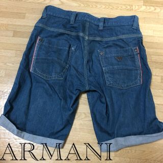 アルマーニジーンズ(ARMANI JEANS)のアルマーニ　ジーンズ　イーグル　ロゴ　デニム　ショートパンツ　ハーフパンツ　(ショートパンツ)