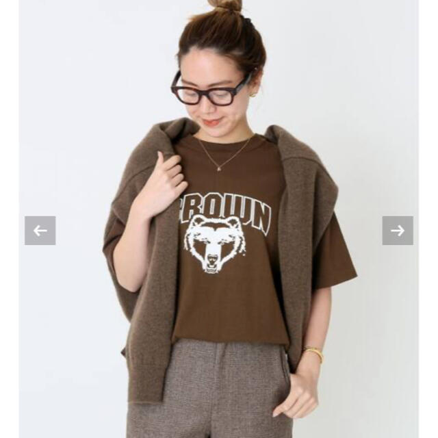 【クチュールドアダム】 BROWN UNIVERCITY Tシャツ