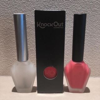 アディクション(ADDICTION)のKNOCK OUT COSMETICSノックアウトスーパーマットネイルカラー3本(マニキュア)