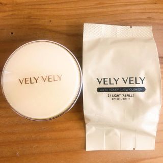 エチュードハウス(ETUDE HOUSE)のVELY VELY＊クッションファンデ　色比べ(ファンデーション)