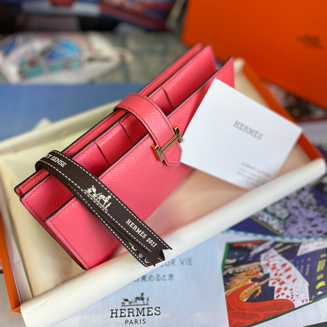 【正規品】HERMES 極美品 ✨エルメス 『べアン』スフレ 長財布 2017年ファッション小物