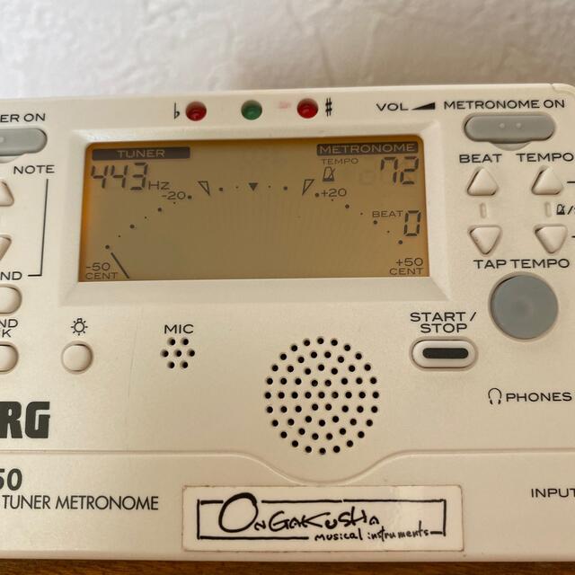 KORG(コルグ)のKORG チューナー/メトロノーム TM-50  楽器の楽器 その他(その他)の商品写真