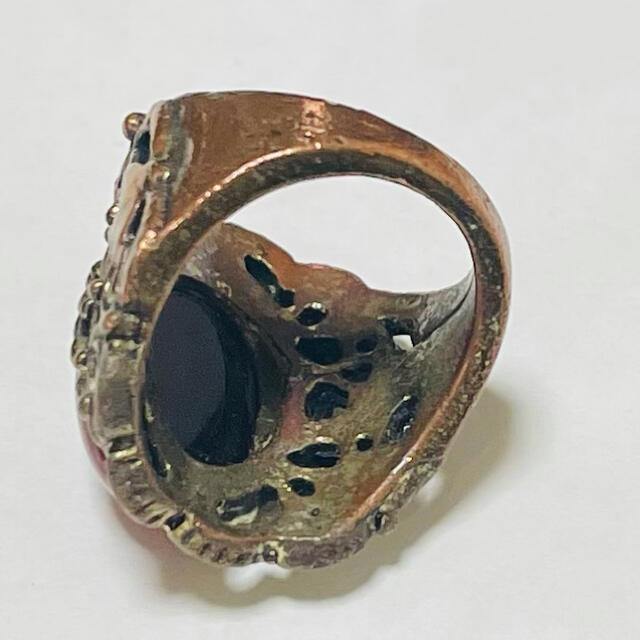 レッドストーンリング　18号 メンズのアクセサリー(リング(指輪))の商品写真