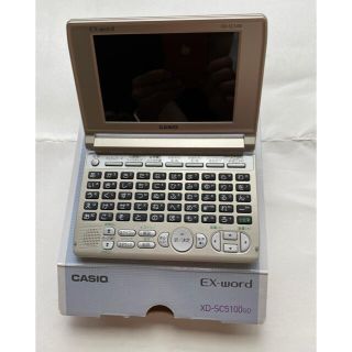 カシオ(CASIO)のCASIO電子辞書　EX-word XD-SC5100GD⭐️美品(その他)