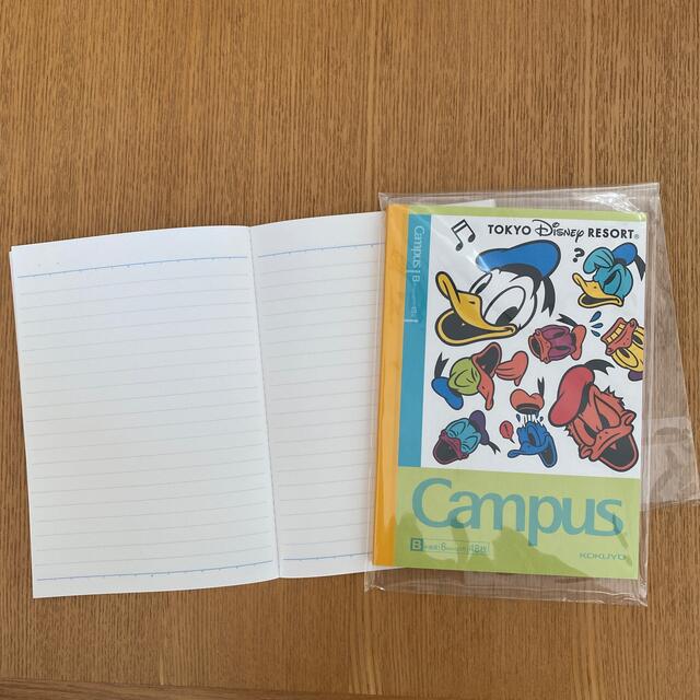 Disney(ディズニー)のディズニーCampus 3冊セット インテリア/住まい/日用品の文房具(ノート/メモ帳/ふせん)の商品写真