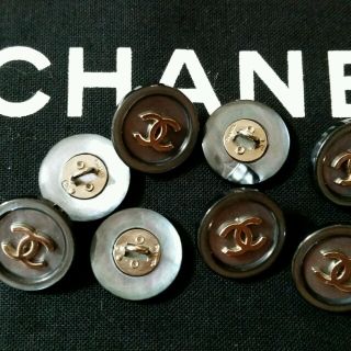 シャネル(CHANEL)のシャネル 正規品 グレー シェル ボタン(その他)