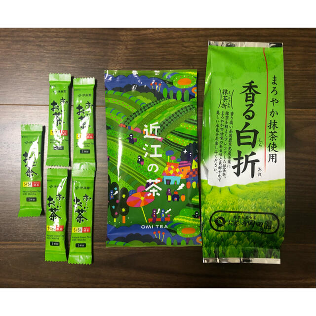 最終値下げ！　お茶セット　「近江の茶」「香る白折」「おーいお茶」 食品/飲料/酒の飲料(茶)の商品写真