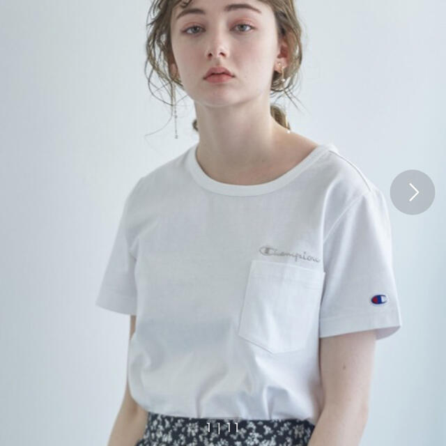 Champion(チャンピオン)のchampion×earth ポケットTシャツ レディースのトップス(Tシャツ(半袖/袖なし))の商品写真