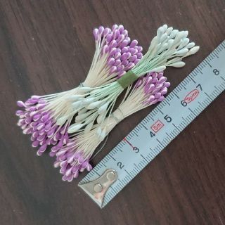 ペップ色つき／ハンドメイド 芯 紫、水色(各種パーツ)