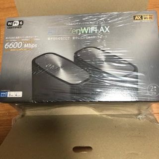 エイスース(ASUS)のASUS ZenWiFi AX XT8 ２パック BLACK ブラック(PC周辺機器)